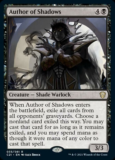 Author of Shadows [Commander 2021] 