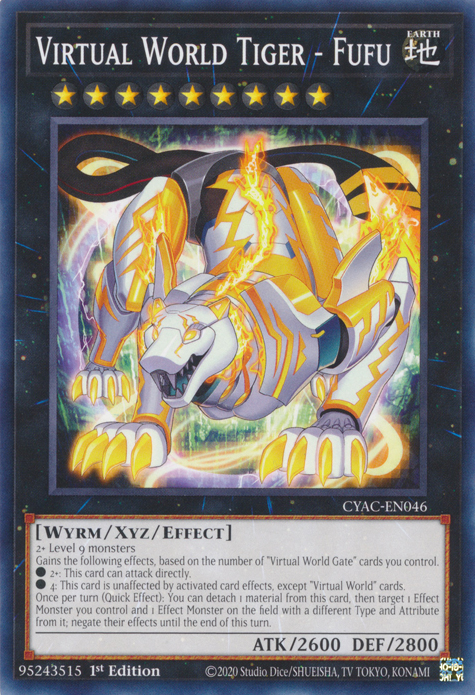 Virtual World Tiger - Fufu [CYAC-EN046] Common 