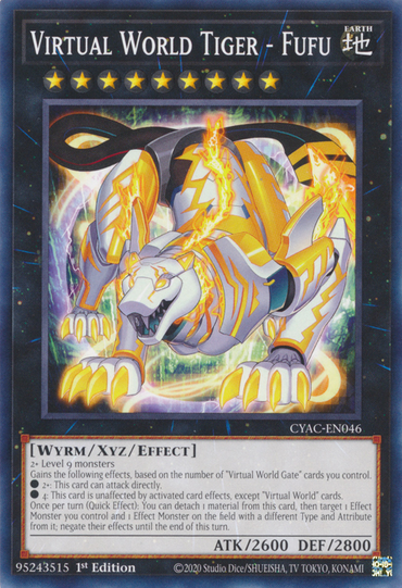 Virtual World Tiger - Fufu [CYAC-EN046] Common 