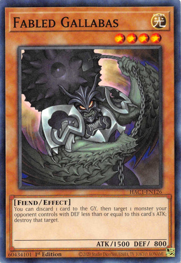 Fabled Gallabas [HAC1-EN126] Common 