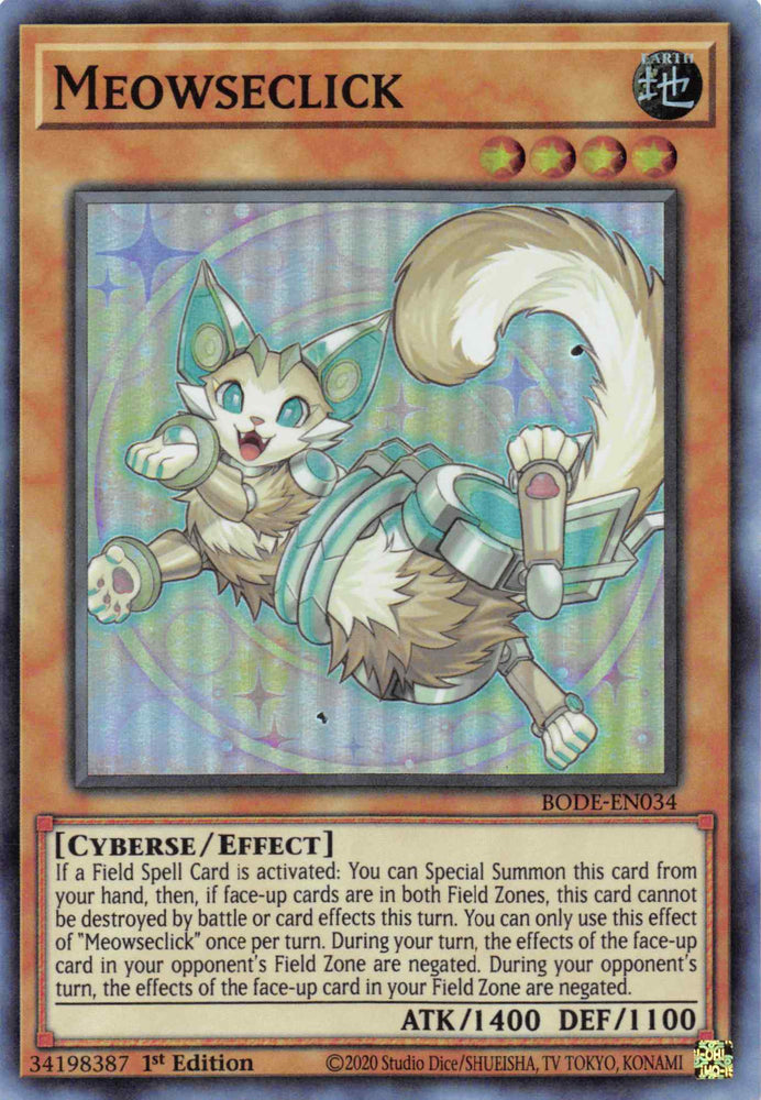 Meowseclick [BODE-EN034] Super Rare 