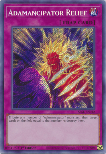 Adamancipator Relief [SESL-EN012] Secret Rare 