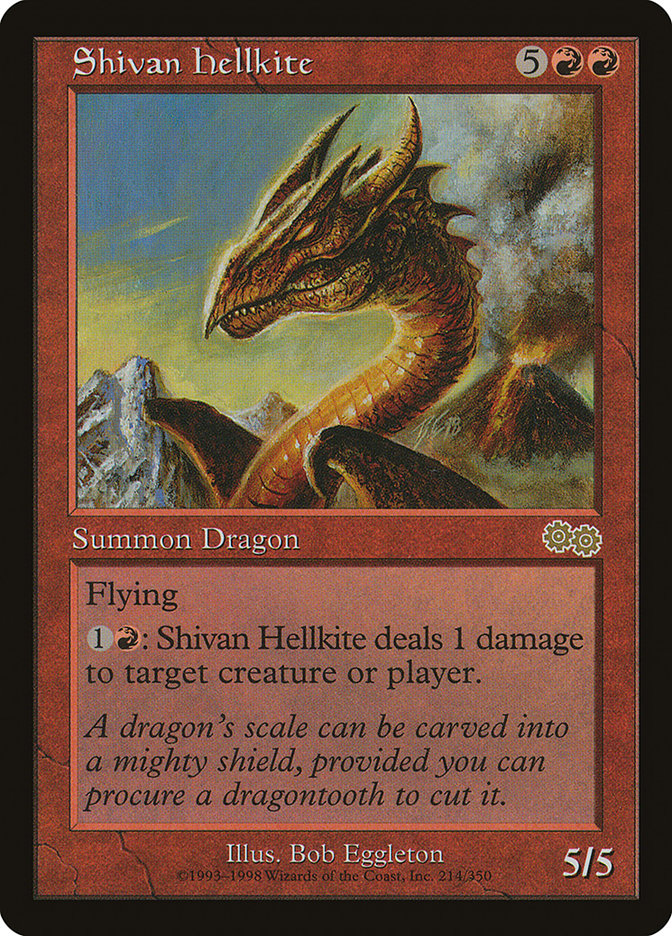 Shivan Hellkite [Urza's Saga] 