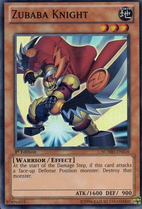 Zubaba Knight [NUMH-EN016] Super Rare 