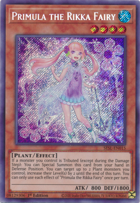 Primula the Rikka Fairy [SESL-EN015] Secret Rare 