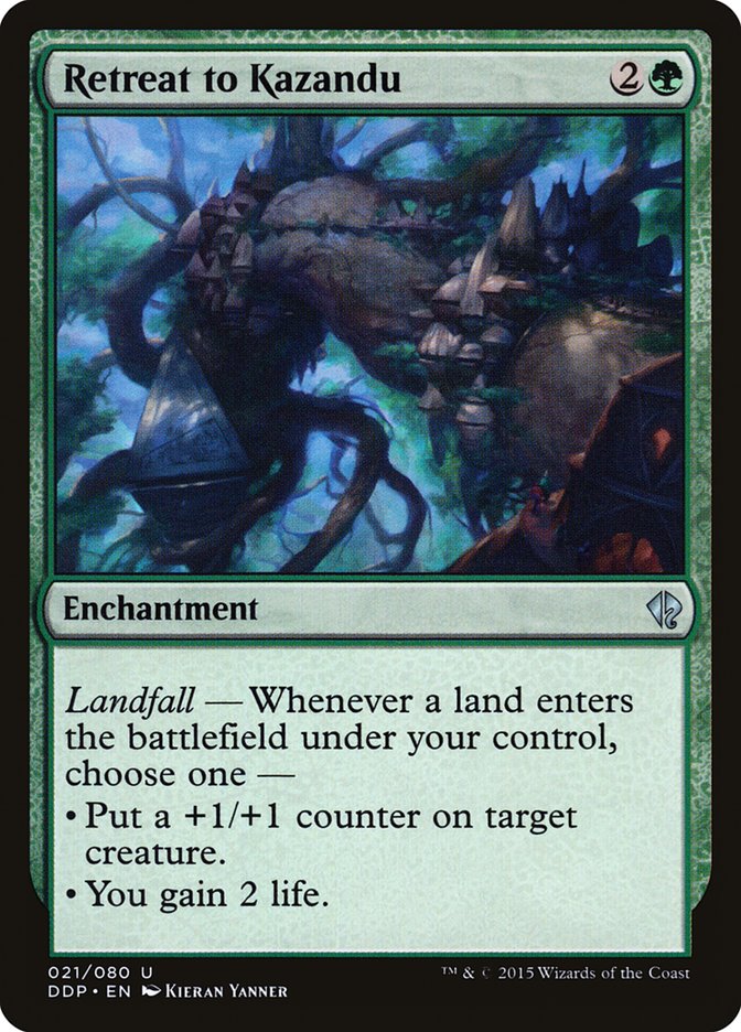 Retreat to Kazandu [Duel Decks: Zendikar vs. Eldrazi] 