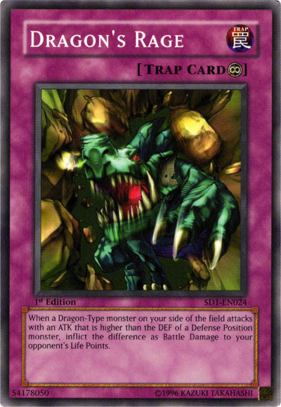 Dragon's Rage [SD1-EN024] Common 