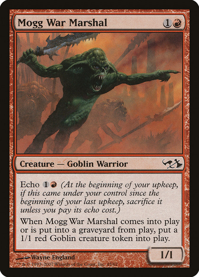 Mogg War Marshal [Duel Decks: Elves vs. Goblins] 