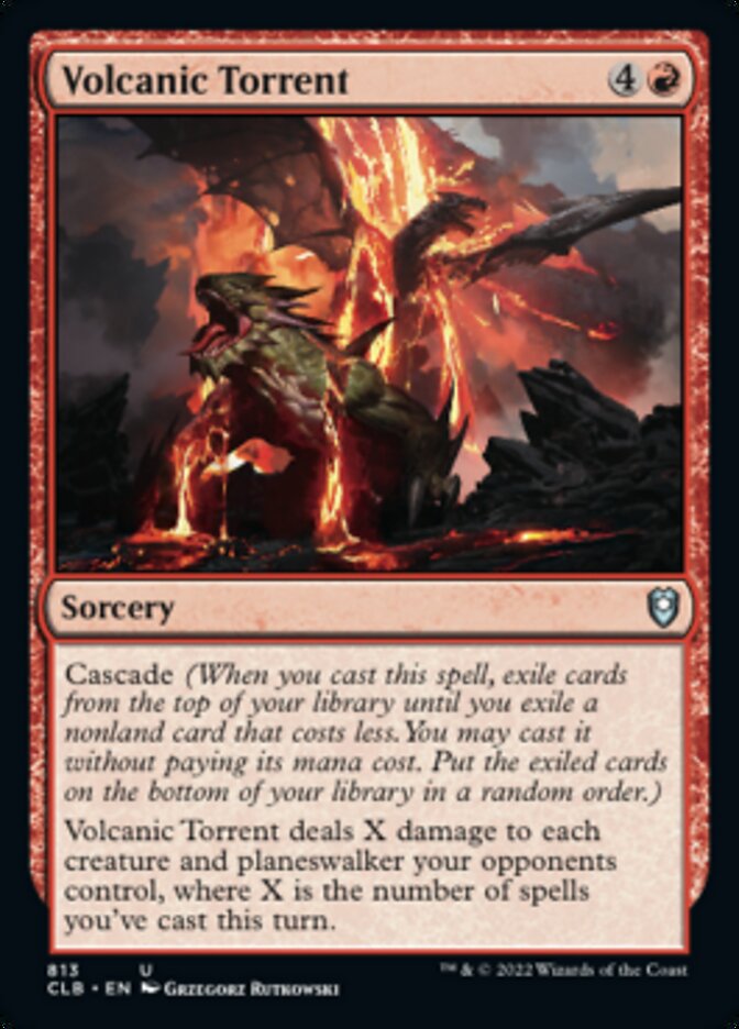 Volcanic Torrent [Commander Legends: Battle for Baldur's Gate] 