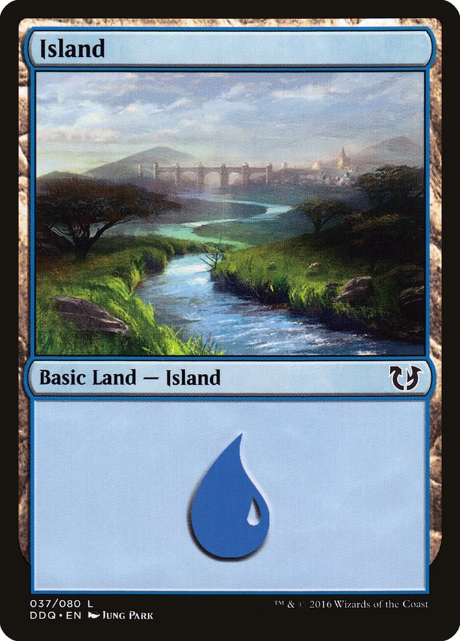 Island (37) [Duel Decks: Blessed vs. Cursed] 