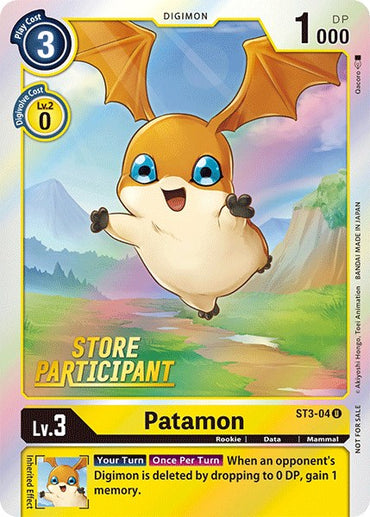 Patamon [ST3-04] (Store Participant) [Starter Deck: Heaven's Yellow Promos] 