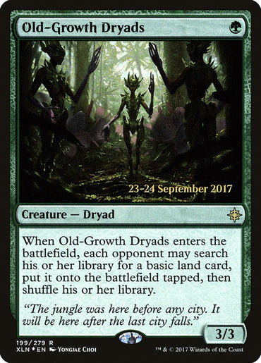 Old-Growth Dryads [Ixalan Prerelease Promos] 