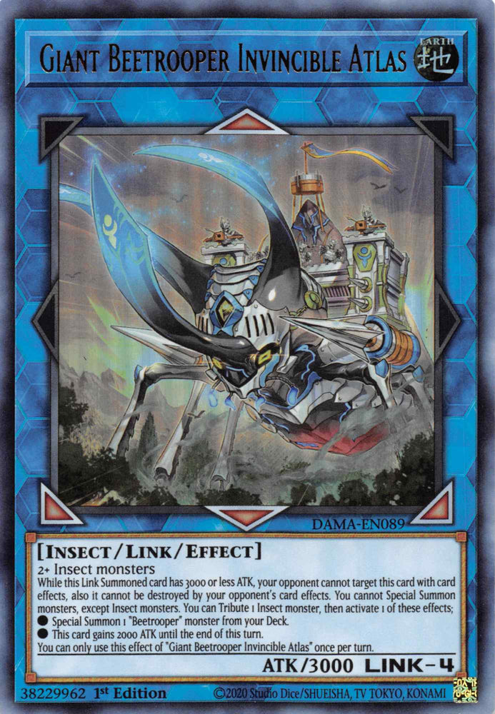Giant Beetrooper Invicible Atlas [DAMA-EN089] Ultra Rare 