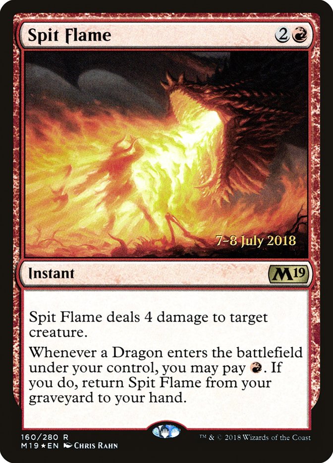 Spit Flame [Core Set 2019 Prerelease Promos] 