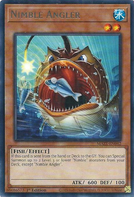 Nimble Angler [MAZE-EN042] Rare 