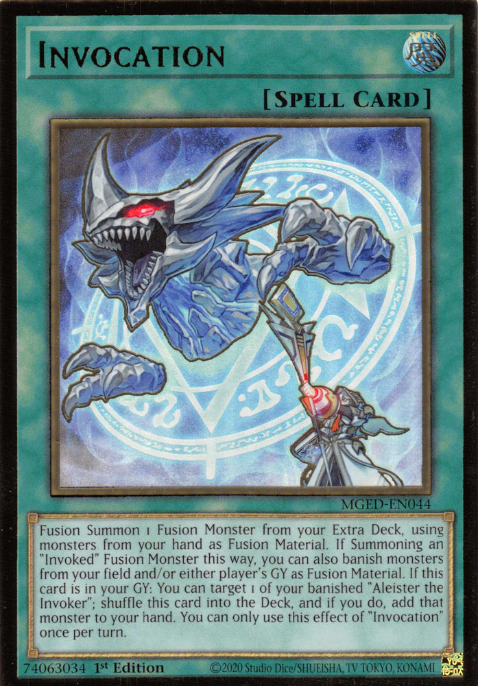 Invocation [MGED-EN044] Gold Rare 