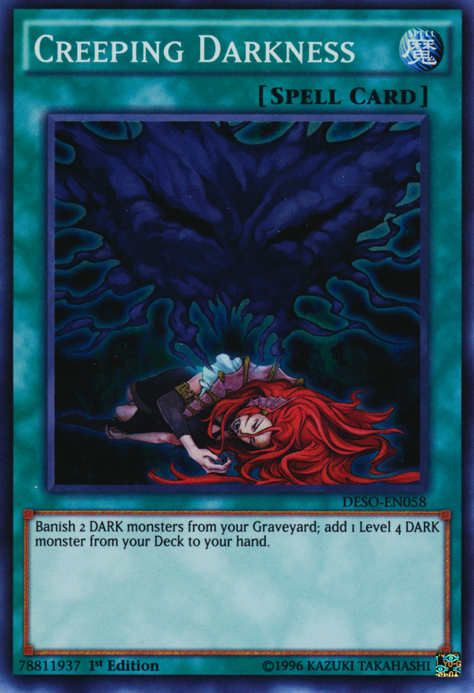 Creeping Darkness [DESO-EN058] Super Rare 