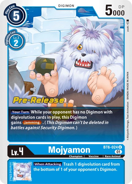 Mojyamon [BT6-024] [Double Diamond Pre-Release Cards] 