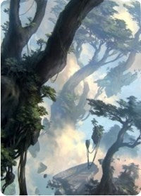 Forest 1 Art Card [Zendikar Rising Art Series] 