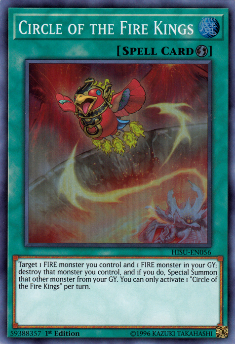 Circle of the Fire Kings [HISU-EN056] Super Rare 