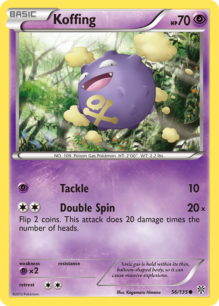 Koffing (56/135) [Black & White: Plasma Storm]