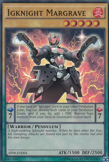 Igknight Margrave [AP08-EN004] Super Rare 