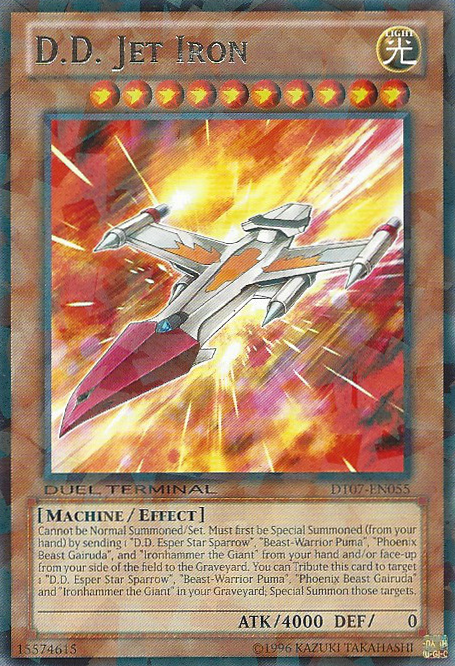 DD Jet Iron [DT07-EN055] Rare 